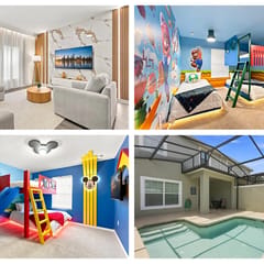 Mickey & Mario Luxury Retreat, private pool
