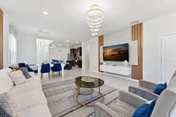 Stylish 6BR Home with Themed Rooms and Pool