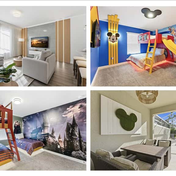 Stylish Disney Getaway with Themed Rooms - Image 1