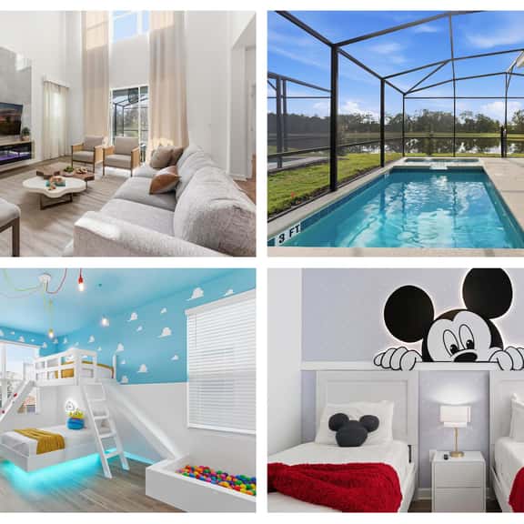 Stylish Family Villa, Themed Rooms, Pool - Image 1