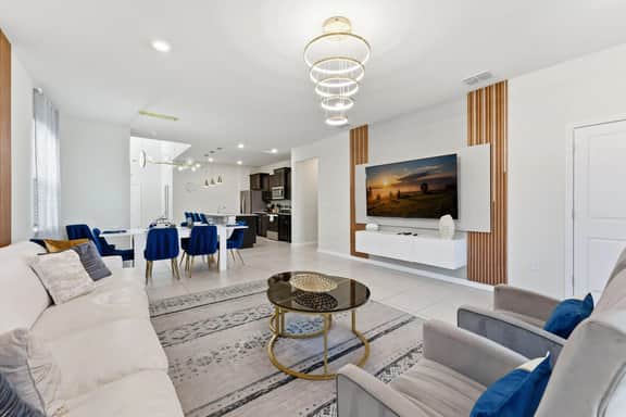 Stylish 6BR Home with Themed Rooms and Pool