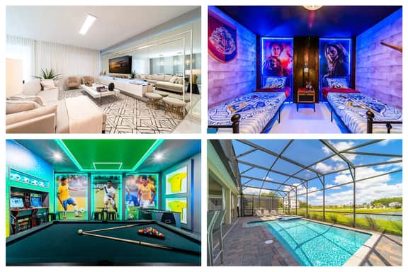 Themed 9BR Retreat, Pool & Soccer Fun