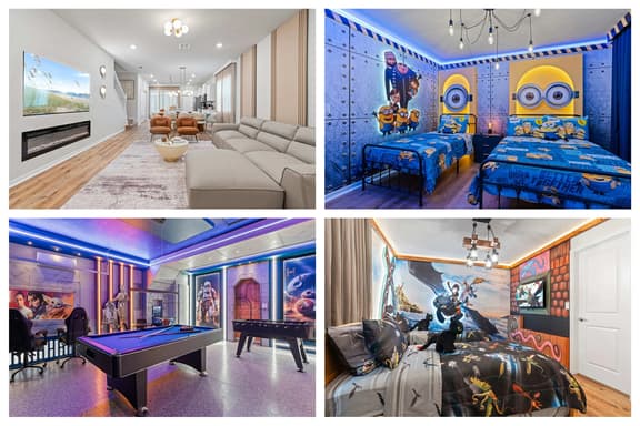 Epic Family Villa, Pool, Theater, Themed Bedrooms