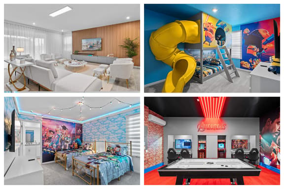 Epic Luxury Villa near Disney, Game Rooms & Pool
