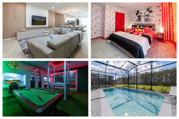 FunTastic Themed 5BR Home, Pool & Game Room